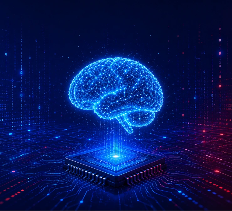 Illustration comparing ChatGPT answers and Google AI Overviews in modern search